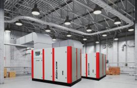 螺杆空压机组高效的电机，使用寿命同比长10年[广西意朗]